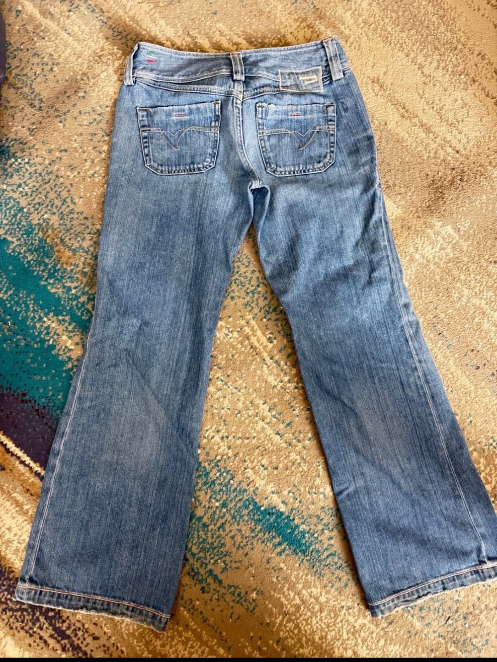Diesel Light Blue Flare Jeans
